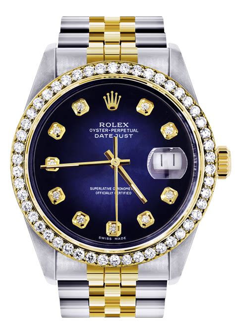 womens gold rolex blue dial|rolex watch with blue face.